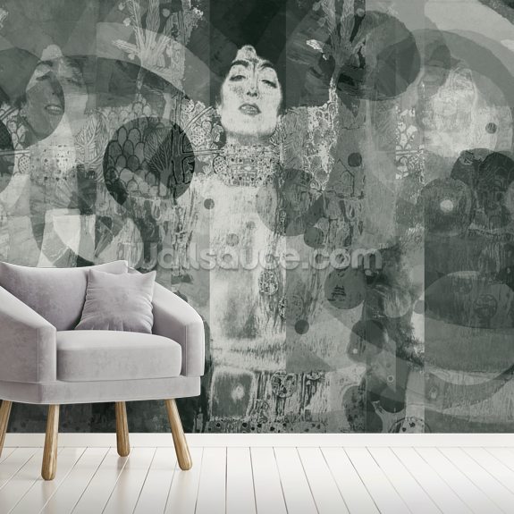 Crazy - Grey Rose Wall Mural by Studio Arterie | Wallsauce AU