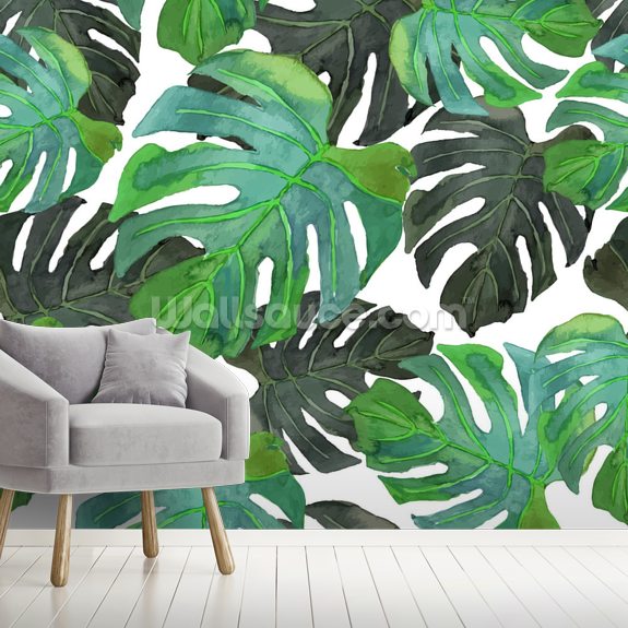 Tropical Palms Wallpaper Mural Wallsauce UK