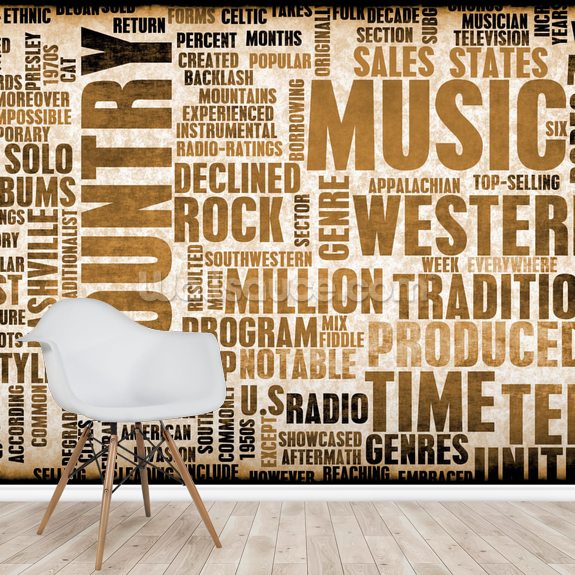 Country Music Wallpaper Mural Wallsauce CA