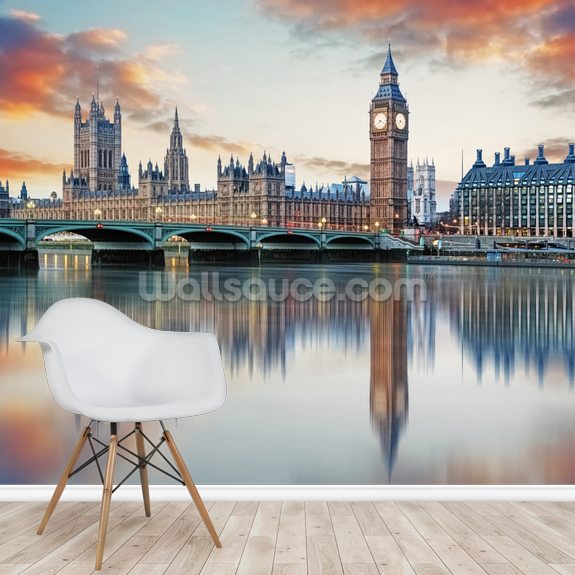 London Wallpaper Mural Wallsauce Us