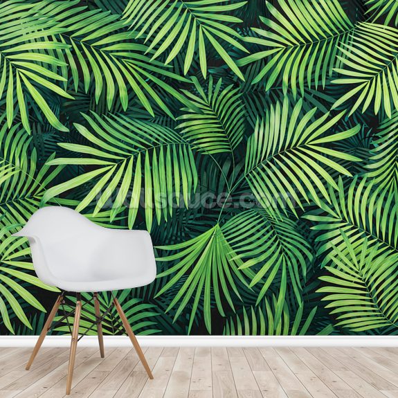 Betere Leaves of Palm Tree Wallpaper | Wallsauce US ER-89