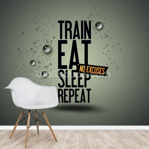 Motivating Gym Mural | Wallsauce US