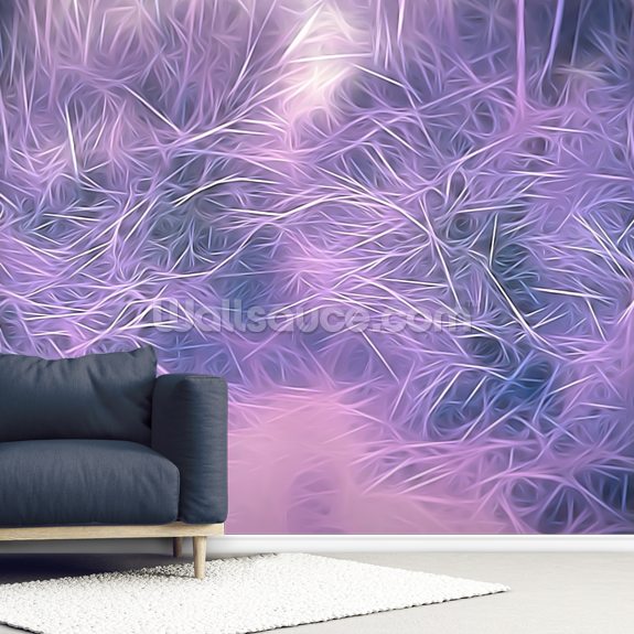 Light First Snow Wall Mural Wallsauce UK