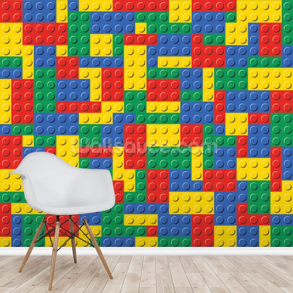 Colorful Bricks Wallpaper Wallsauce UK