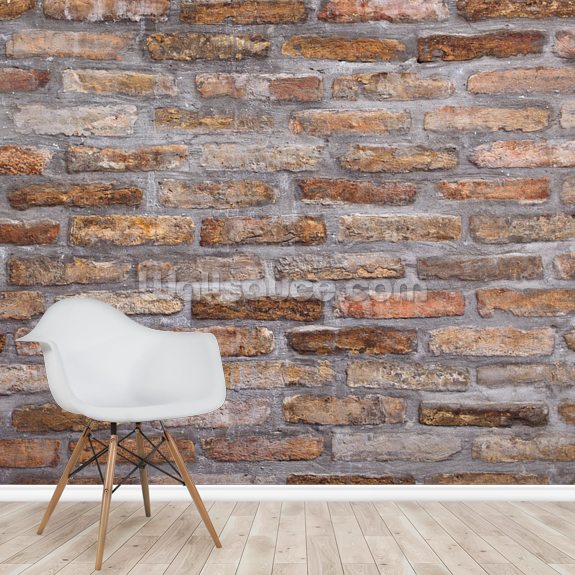 Background Pattern Of Old Brick Wall Texture Wallpaper Mural Wallsauce Uk - Antique Brick Wallpaper