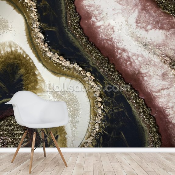 Geode Wall Mural by GCC Artworks Wallsauce US