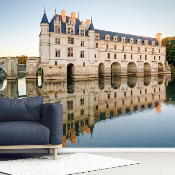 Loire Chateau de Chenonceau Wallpaper Mural Wallsauce FI