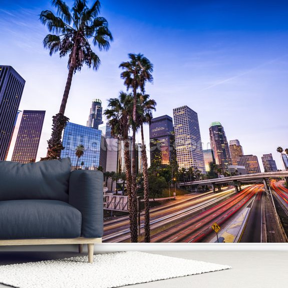 Downtown Los Angeles Wallpaper Mural Wallsauce US