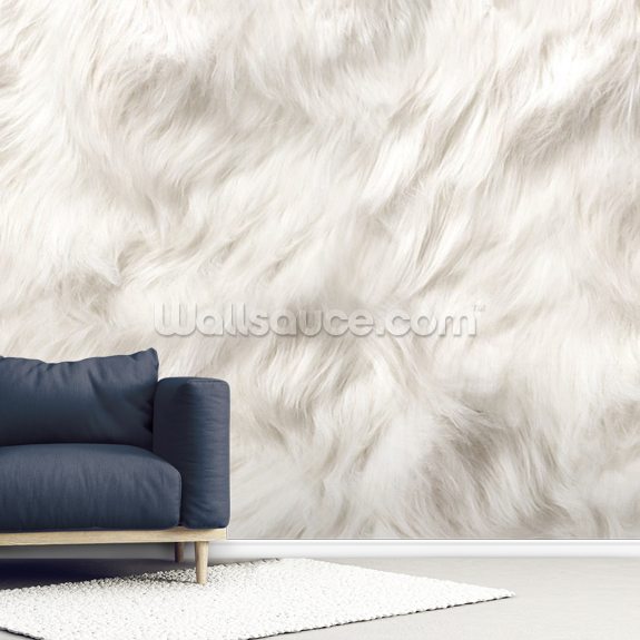 Soft Dog Fur Print Mural Wallsauce UK