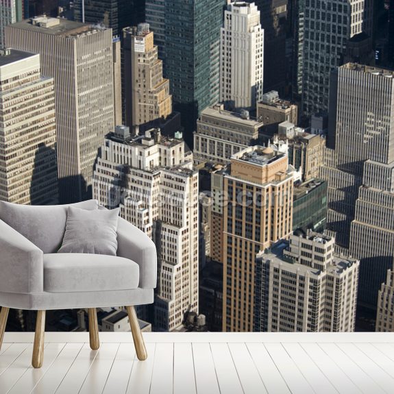 New York Skyscraper Wall Mural | Wallsauce US