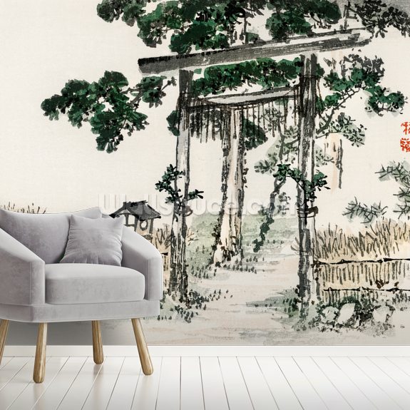 Carta Da Parati Del Santuario Gate Wallpaper Mural Wallsauce It