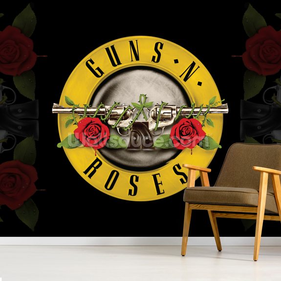 Home Sweet Home Guns N' Roses Decor GNR Vinyl Wall Sticker Art Bedroom Decal