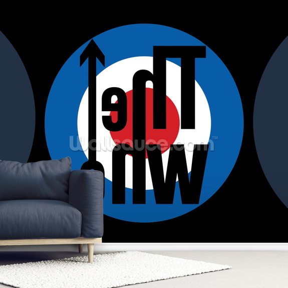 The Who Logo Wallpaper Mural Wallsauce US