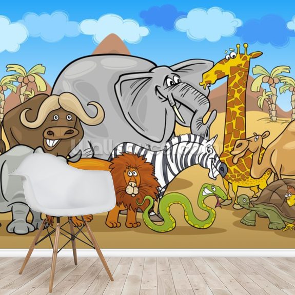 Wild Animals Wallpaper Wallsauce UK