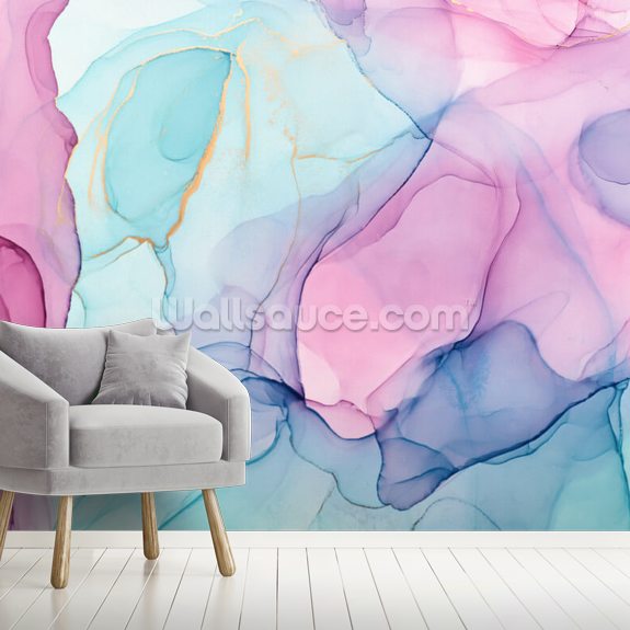Pastel Watercolour Wallpaper | Wallsauce UK