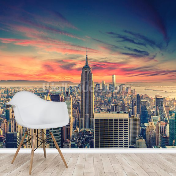 Manhattan Rich Skies Wallpaper Wallsauce EU