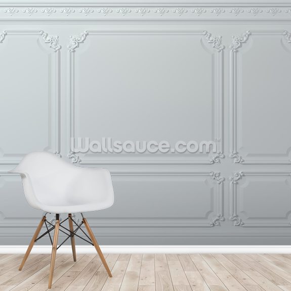 Off White Wood Panel Wallpaper Mural Wallsauce US