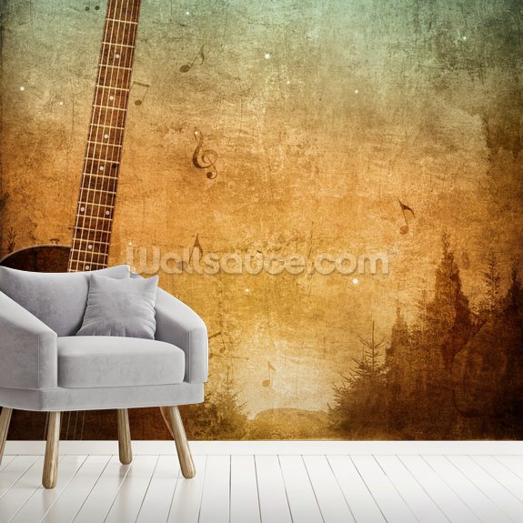 Old Paper Texture Wall Mural Wallsauce Us