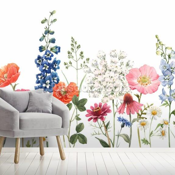 highest quality wall decal sticker Flower Meadow 