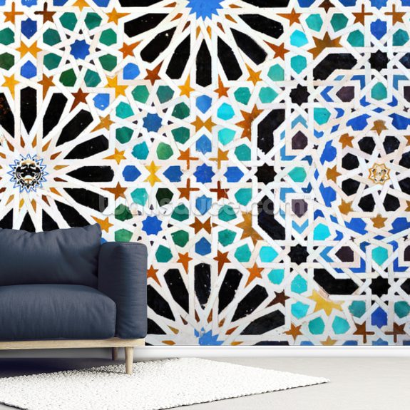 Spanish Tiles Wallpaper | Wallsauce US
