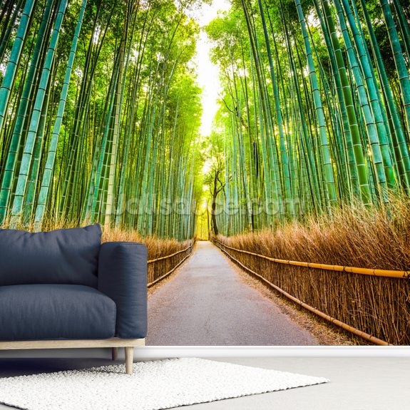 Bamboo Forest Of Kyoto Japan Wallpaper Wallsauce Fi - Bamboo Forest Wall Decal