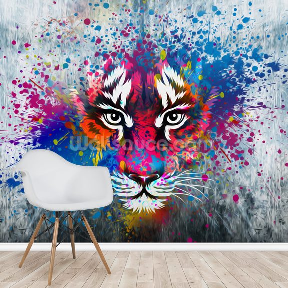 Tiger Art Wallpaper | Wallsauce US
