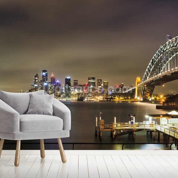 Sydney Harbour Bridge Wallpaper Mural | Wallsauce US