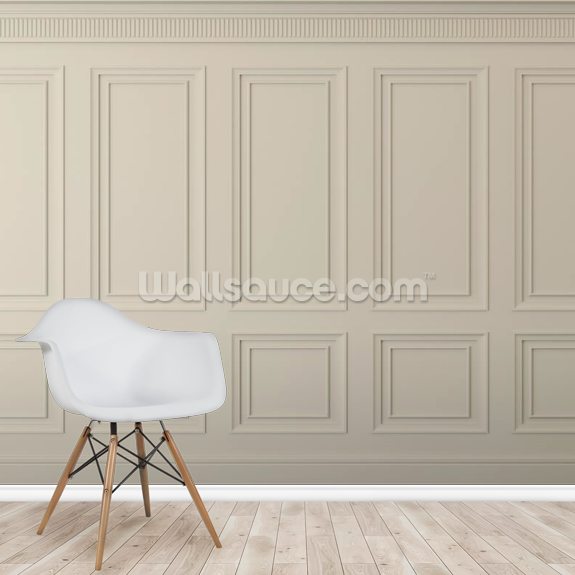Beige Wood Panels Wallpaper Wallsauce UK