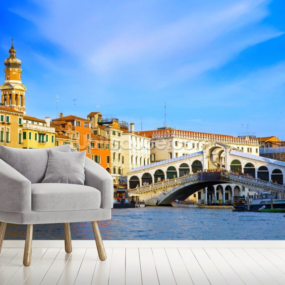Rialto Bridge, Venice Wallpaper Mural Wallsauce US