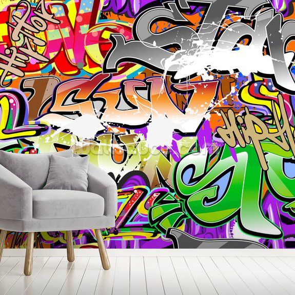 Urban Graffiti Art Wallpaper Wallsauce Us