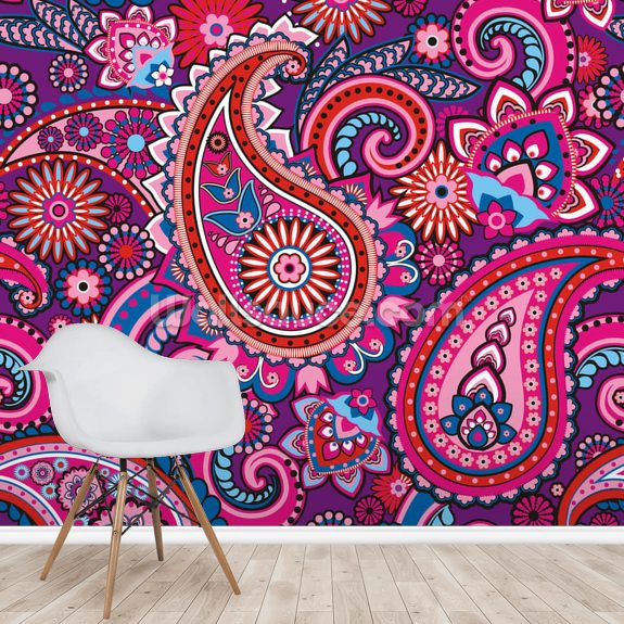 Psychedelic Paisley Wallpaper | Wallsauce CA