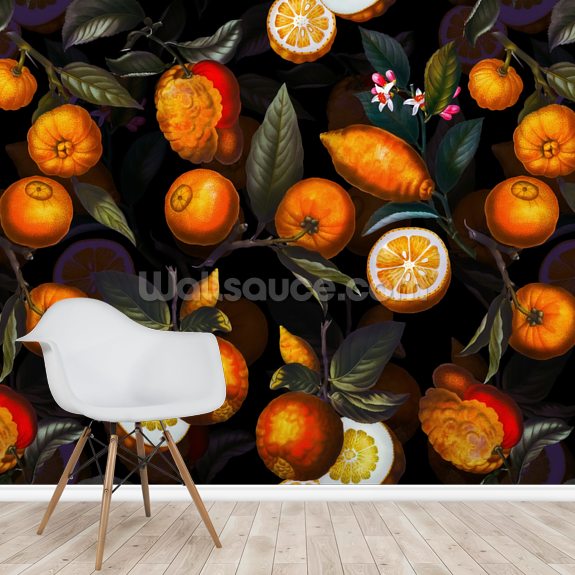 Orange Tree Wallpaper Wallsauce UK