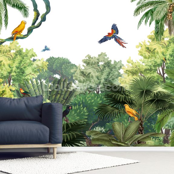 Canopy Jungle Wallpaper | Wallsauce UK
