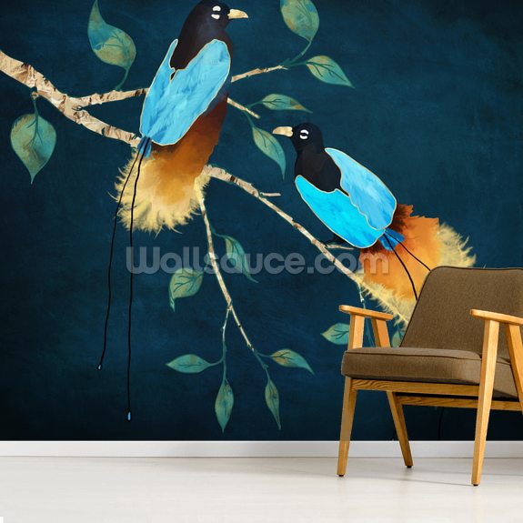 Bird of Paradise I Wall Mural | Wallsauce UK
