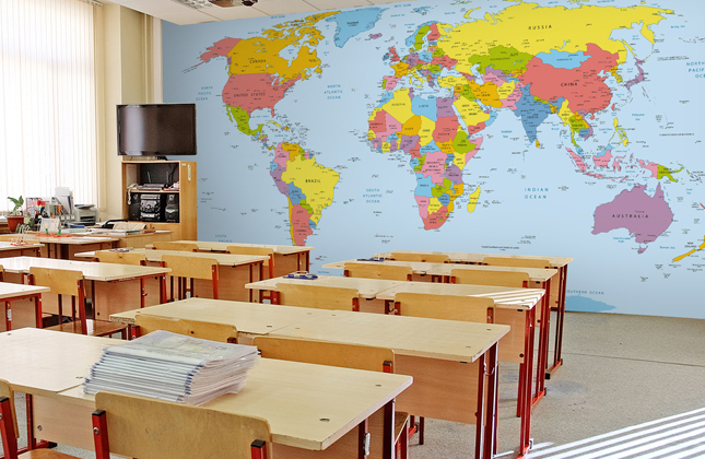 Geography Wallpaper Murals & Photo Wallpaper | Wallsauce.com