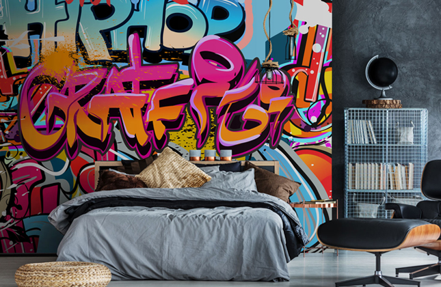 Graffiti Wallpaper Street Art Wall Murals Wallsauce Us