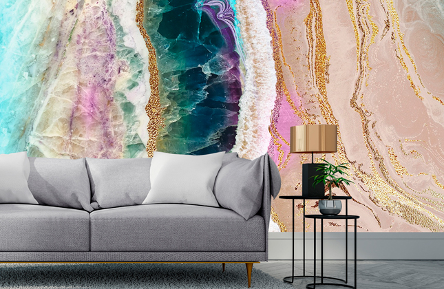Living Room Wallpaper & Wall Murals | Wallsauce AU