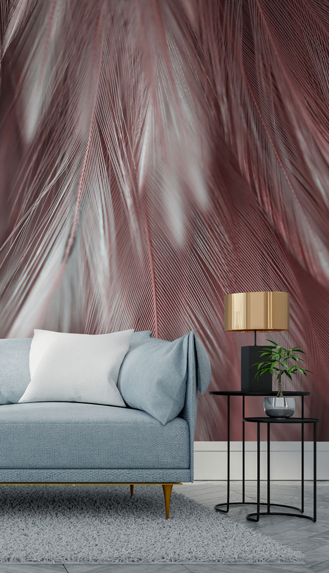 Yosot Minimalistisch Modern Gestreifte Schlafzimmer Wohnzimmer Tv Hintergrund Tapete Vliestapeten Apricot Farbe