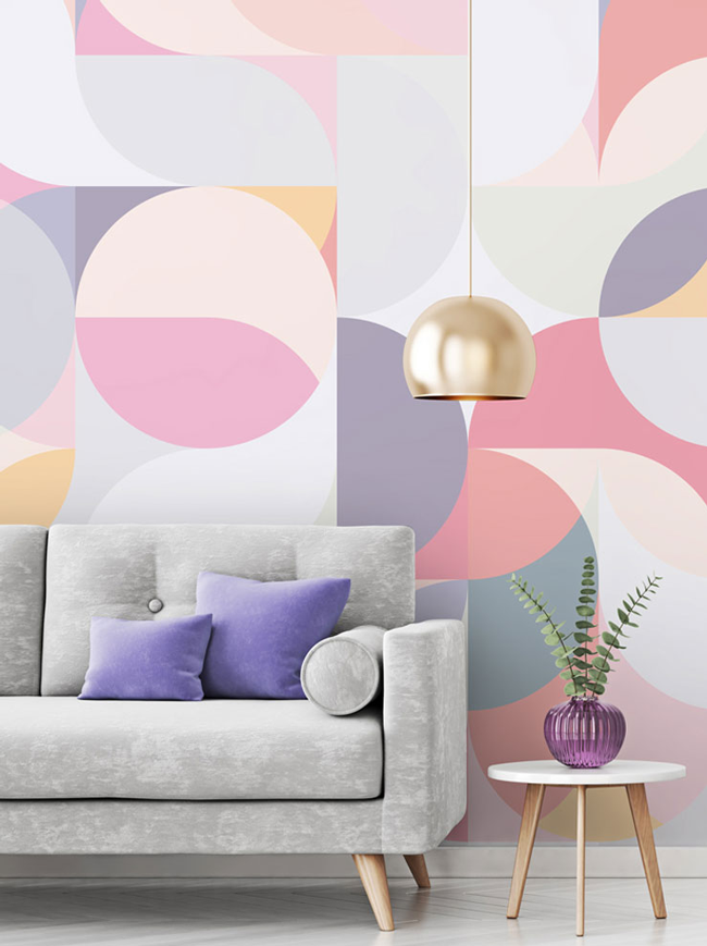 3 Tips On Styling Geometric Wallpaper | Wallsauce UK