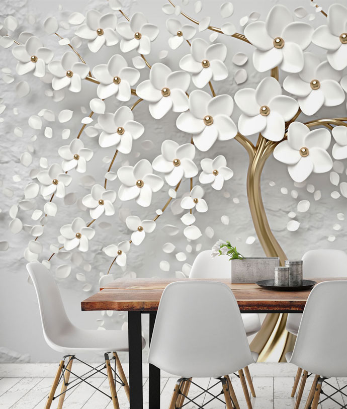 Gold wallpaper  Breathtaking charm for impactful walls