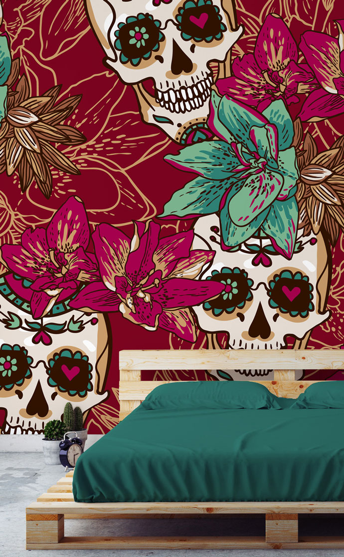 Cool Skull Wallpaper Designs You Will Love Wallsauce Ca
