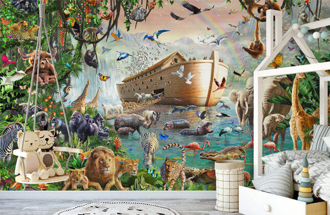 Children's Animal Wallpaper