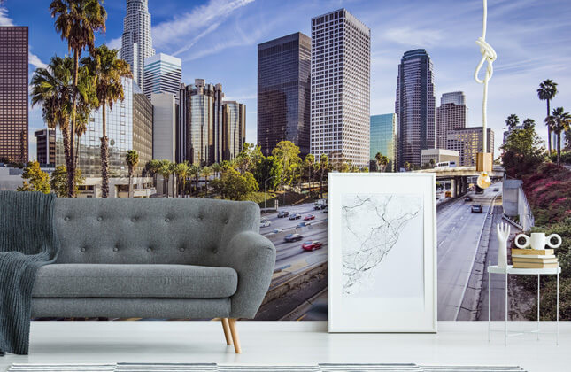 Los Angeles Wallpaper La Wall Murals Wallsauce Us