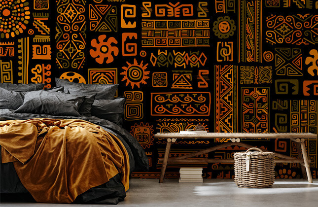 Tribal Wallpaper Ethnic Wall Murals Wallsauce Us