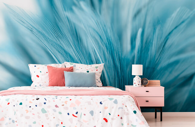 Papel de parede azul