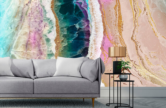 Living Room Wallpaper & Wall Murals | Wallsauce UK