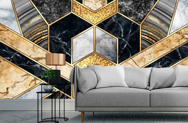 Omhoog onpeilbaar Prestatie Art Deco Wallpaper & Wall Murals | Wallsauce US