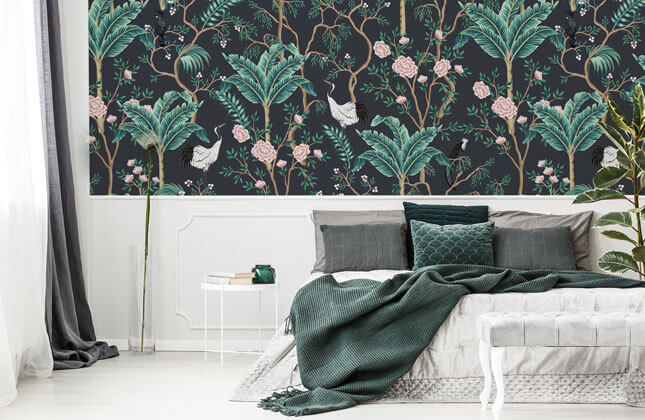 Chinoiserie Tapeten Wandbilder Wallsauce De