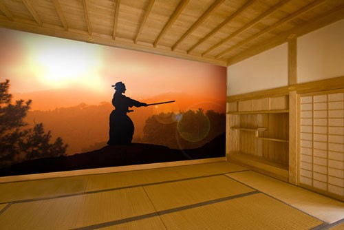 Kendo Dojo Wallpaper Mural