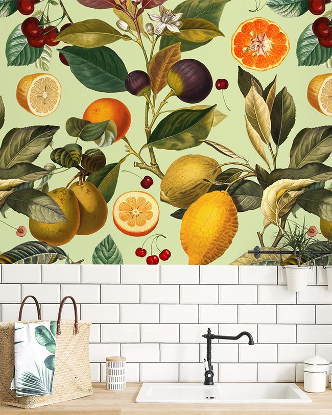 Citrus Wallpaper is the Juicy New Trend